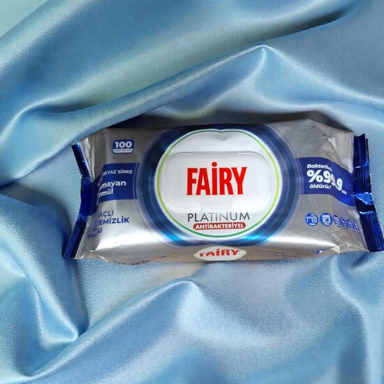 Fairy Platinum antibakteriālās mitrās salvetes
